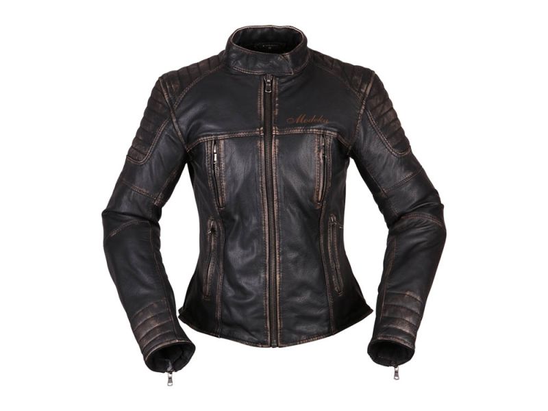 Modeka Kalea blouson de moto en cuir femme