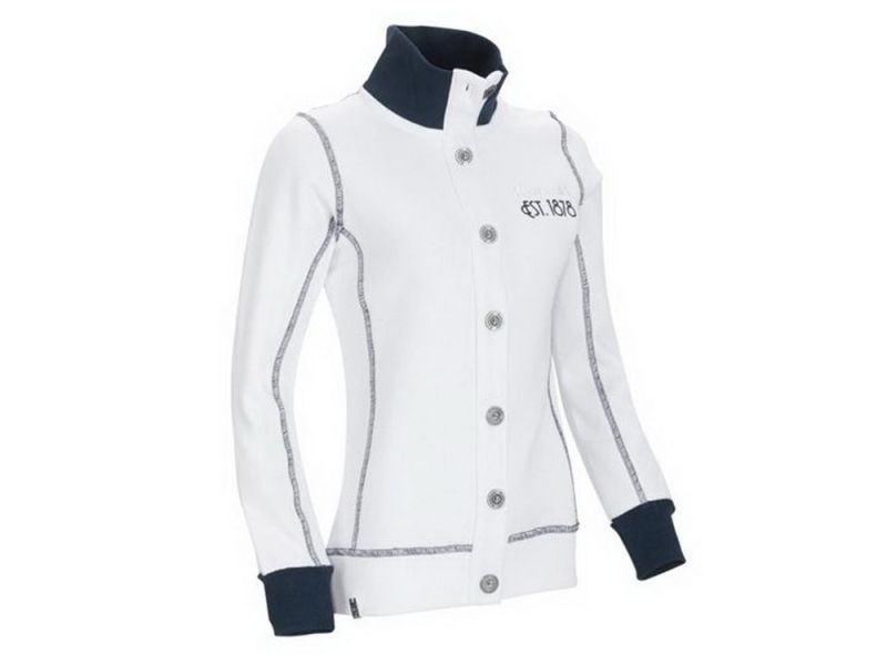 Kawasaki 1878 Sweat-shirt femme (blanc)