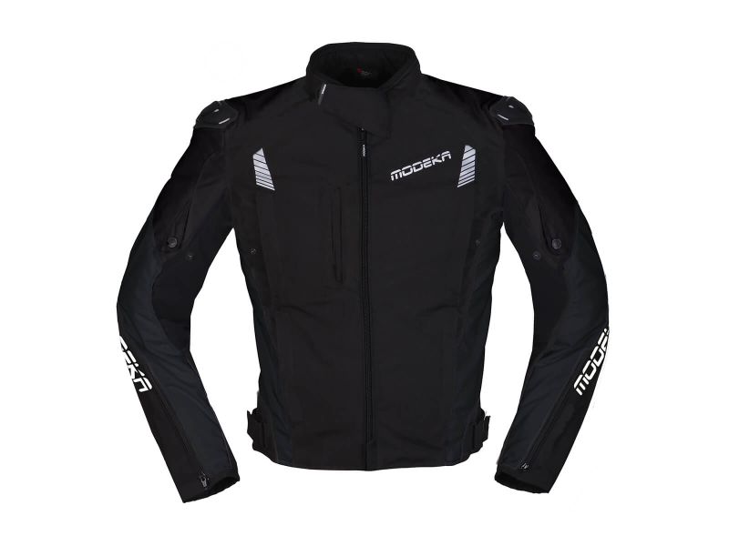Modeka Lineos blouson de moto (noir)
