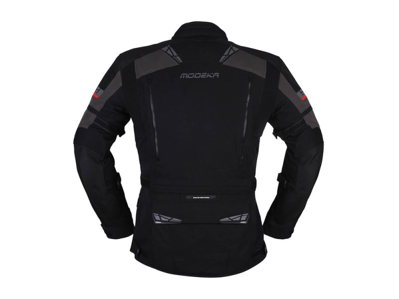 Modeka Panamericana II blouson de moto (court | noir / gris foncé)