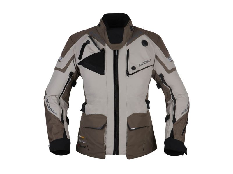 Modeka Panamericana II blouson de moto femme (sable / kaki)