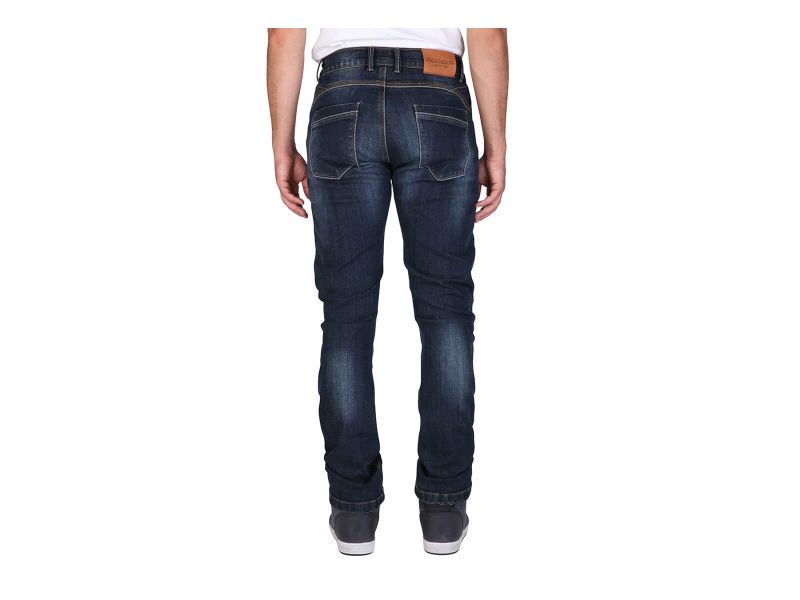 Modeka Glenn II Jeans Homme Taille Courte (Bleu Foncé)