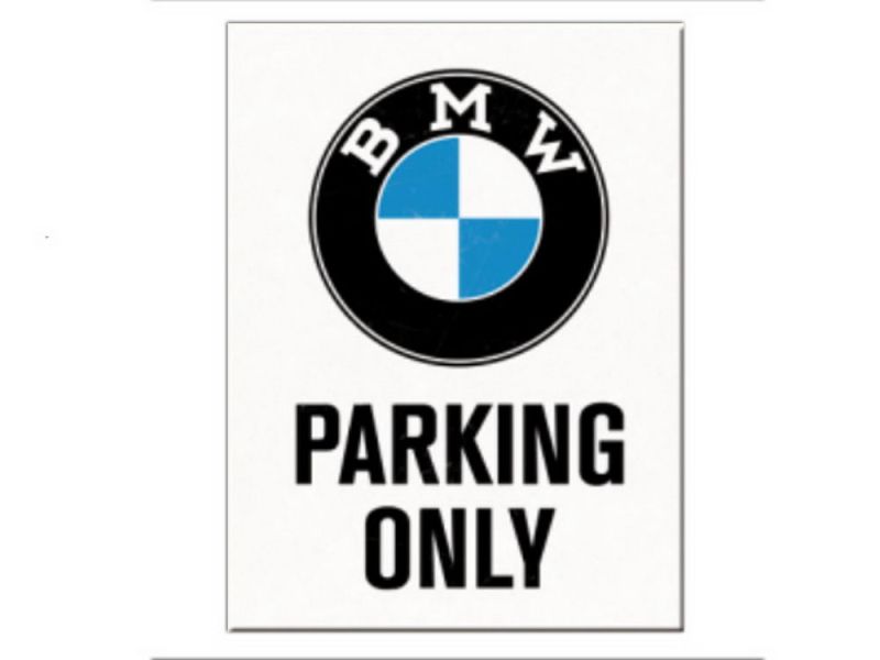 Nostalgic-Arts Aimant BMW Parking Only (6x8cm)