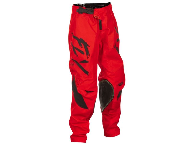 FLY Racing Kinetic Stoke Cross Motorradhose Jugendliche (rot / schwarz)