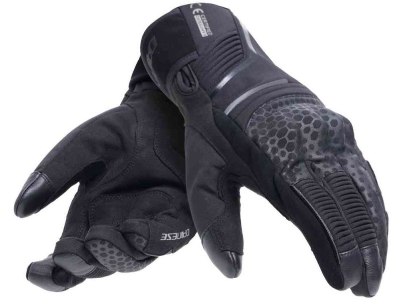 Dainese Tempest 2 D-Dry Thermo Handschuhe Damen (Schwarz)