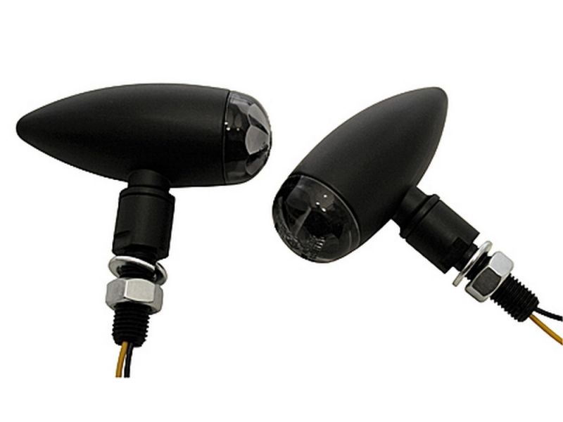 Highsider Micro Bullet LED clignotant en verre teinté