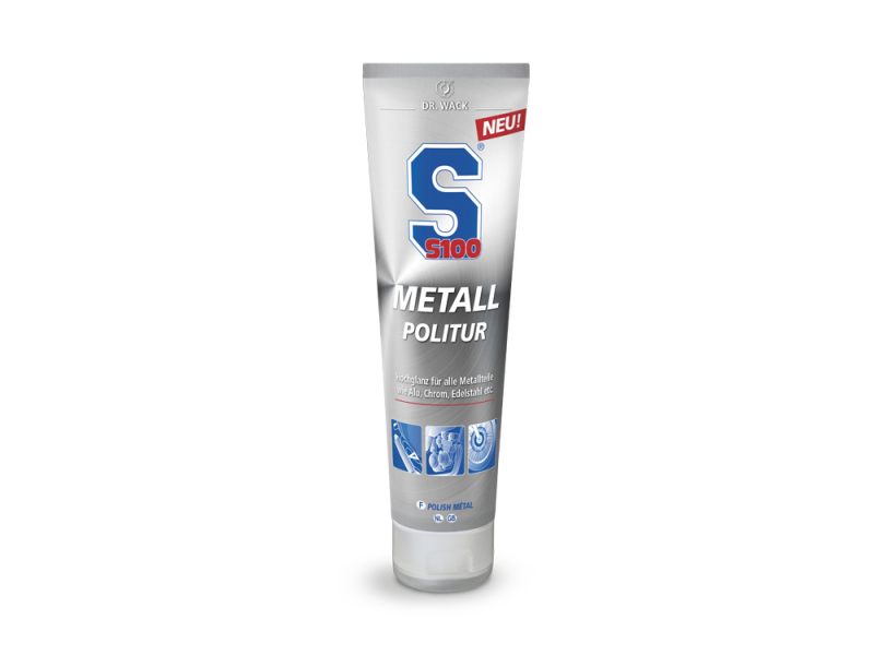 S100 Polish métal pour alu / chrome / inox (100ml)