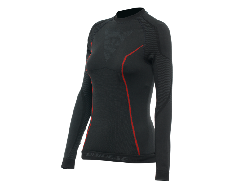 Dainese Thermo LS sous-vêtements fonctionnels chemise à manches longues dames (noir / rouge)