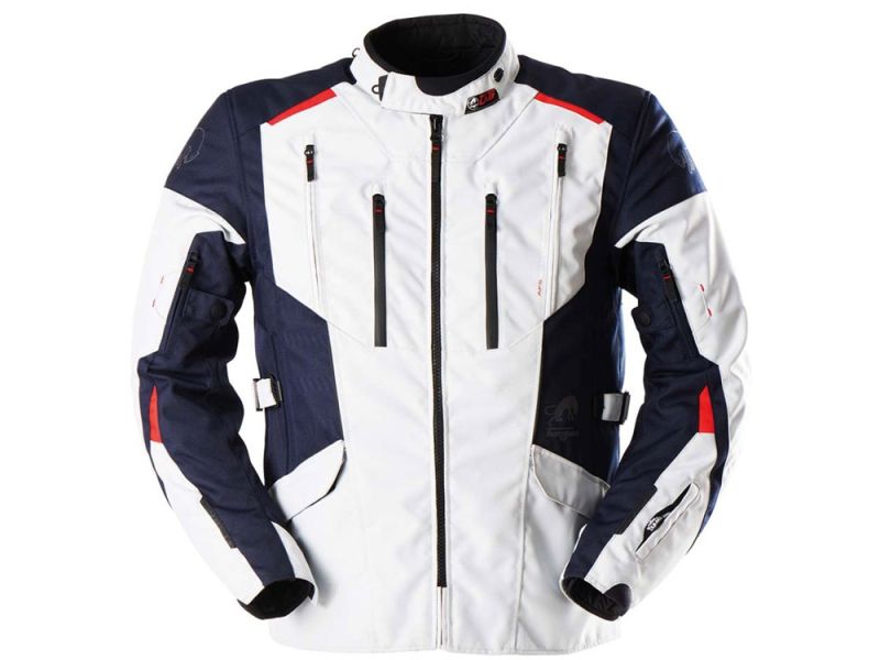 Furygan Brooks Motorradjacke (perlgrau / blau)