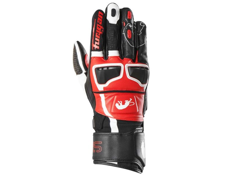 Furygan Styg15 Motorradhandschuhe Herren (schwarz / weiß / rot)