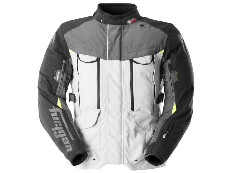 Furygan Challenger Motorradjacke (grau / weiß / gelb)