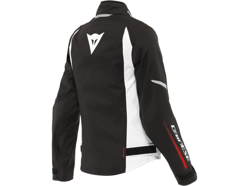 Veste de moto Dainese Veloce D-Dry femme (noir / blanc / rouge)
