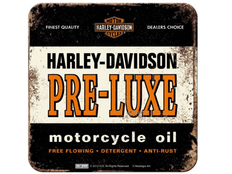 Nostalgic-Arts Dessous de verre Harley Davidson PRE-LUXE (9x9cm)