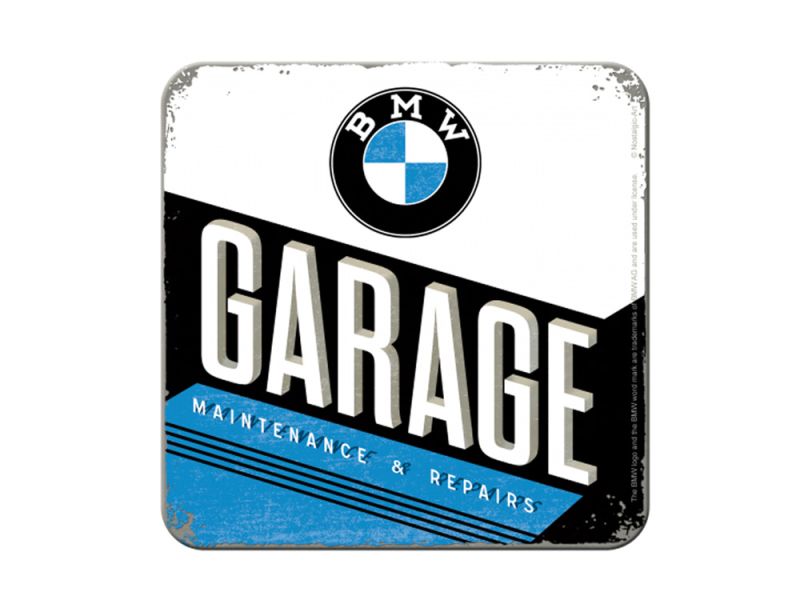Nostalgic-Arts Dessous de verre BMW Garage (9x9cm)