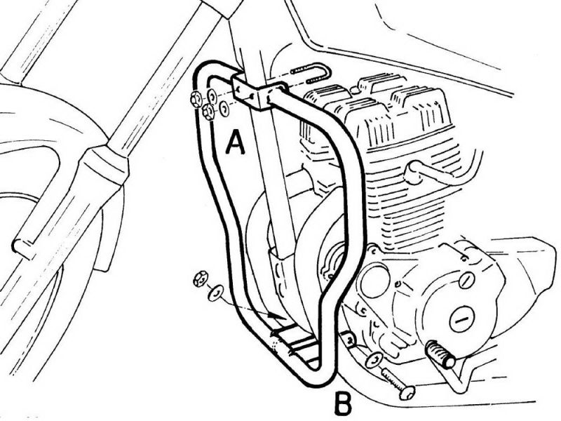 Hepco & Becker Pare-chocs Honda CM 125