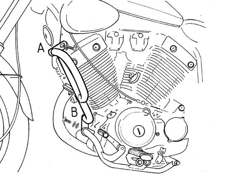 Hepco & Becker Pare-chocs Yamaha XV 535 / S Virago
