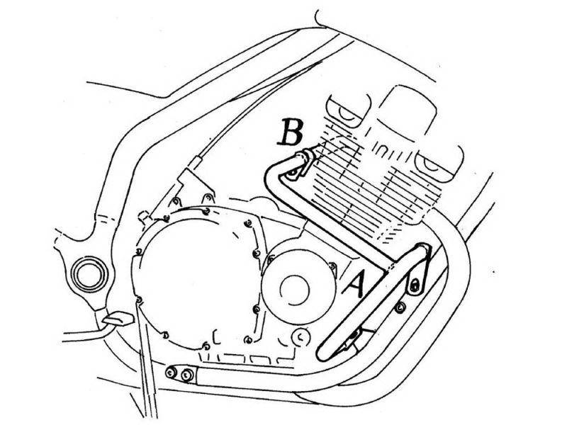Hepco & Becker Pare-chocs Yamaha XJ 900 S Diversion