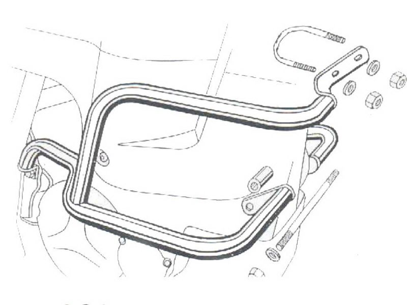 Hepco & Becker Pare-chocs Suzuki DR BIG 800 (1991)