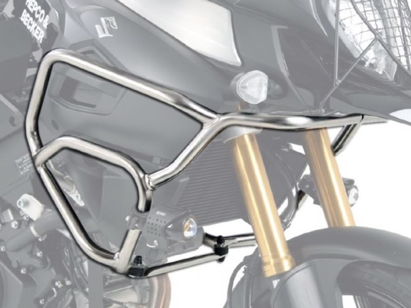 Hepco & Becker Arceau de protection de réservoir Suzuki V-Storm 1000 ABS (acier inoxydable 2014-)