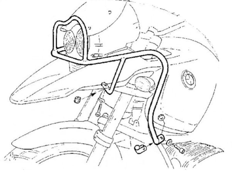 Hepco & Becker Arceau de protection du réservoir BMW R 1150 GS Adventure