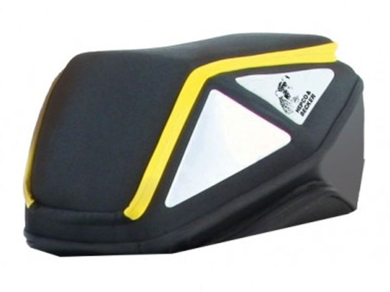 Hepco & Becker Royster Sacoche arrière avec fixation pour ceinture (noir / jaune)