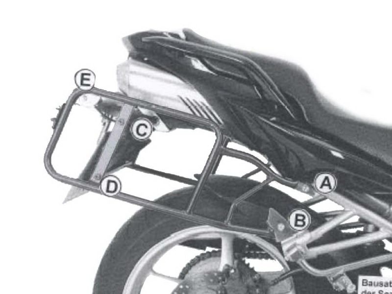 Hepco & Becker Porte-bagages Yamaha FZ 6 / Fazer (2004-2006 noir)