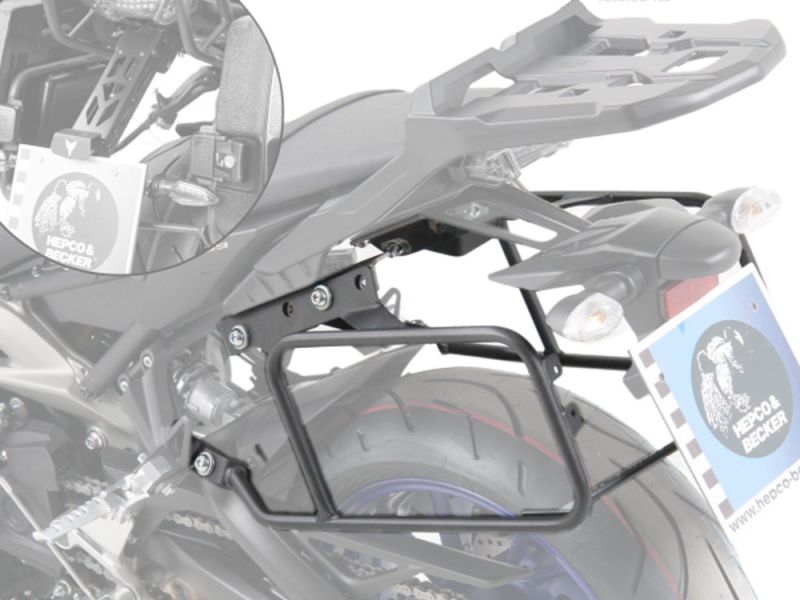 Hepco & Becker Lock-it porte-bagages Yamaha MT-09 (2013-2015 anthracite) pour pont OE