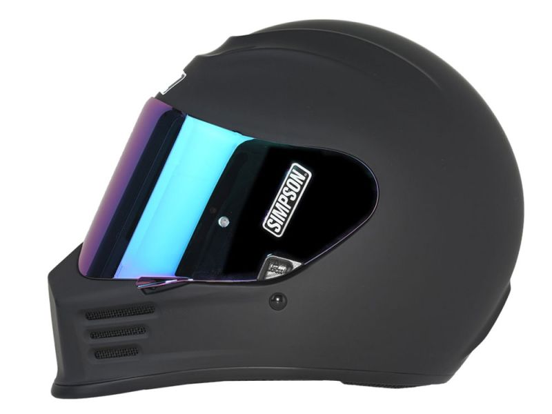 Simpson Speed Motorrad Integralhelm (mattschwarz)