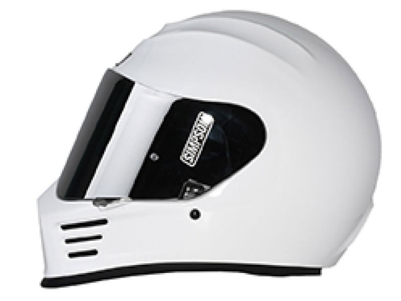 Simpson Speed Motorrad Integralhelm (weiß)
