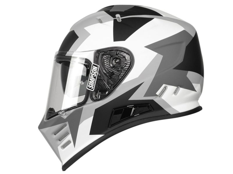 Simpson Venom Motorrad Integralhelm (have blau)