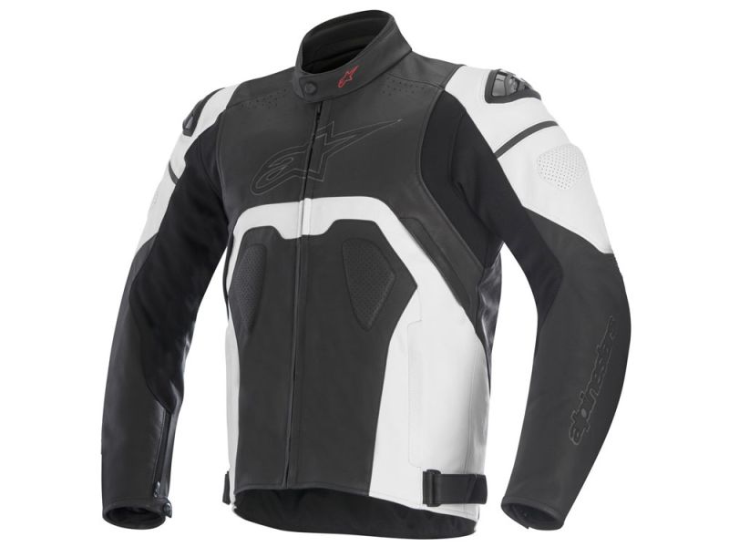 Alpinestars Veste de moto Core hommes (noir / blanc)