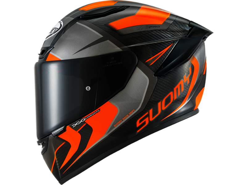 Casque intégral Suomy TX-Pro Carbon Advance (noir / carbone / orange)