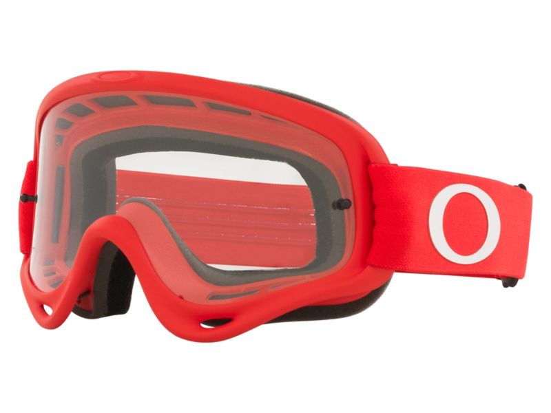 Lunettes de Moto Oakley O-Frame Transparent (Rouge)
