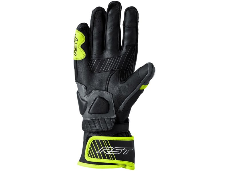 RST Fulcrum Motorradhandschuhe (Grau/Fluogelb/Schwarz)