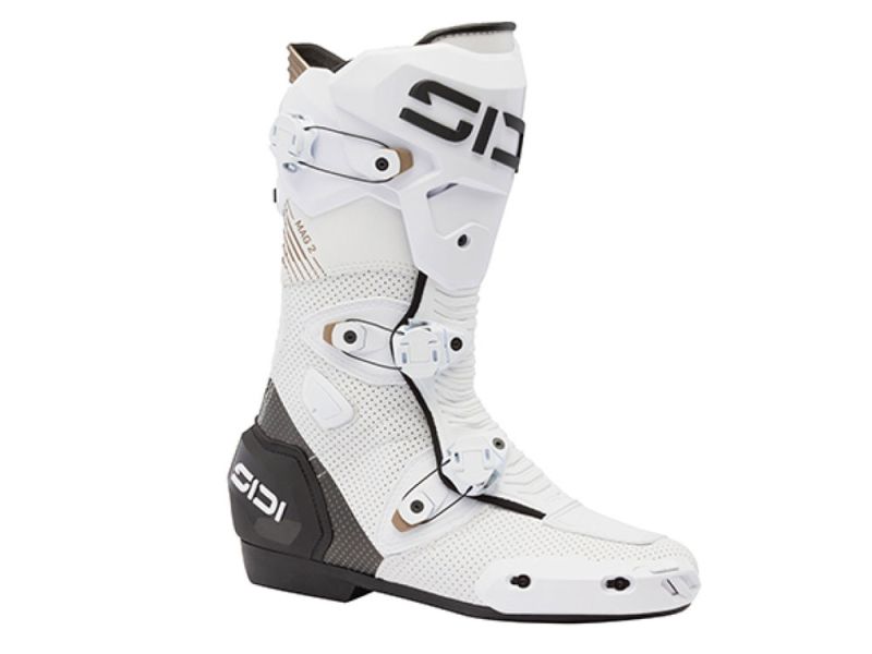 Sidi Mag-2 Air Motorradstiefel (weiß / schwarz)