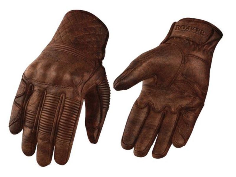 rokker Tucson gants de moto (marron)