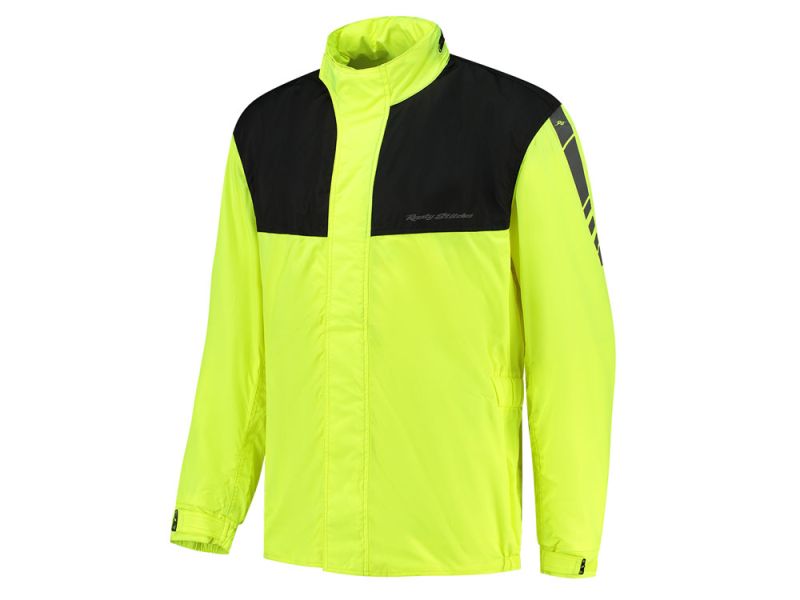 Rusty Stitches Sander Regenjacke (schwarz / gelb)