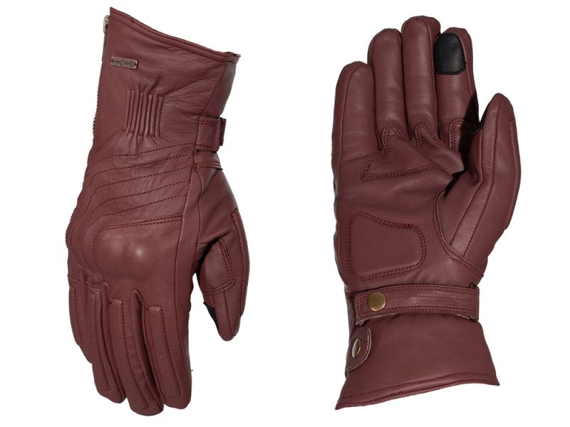 Rusty Stitches Ray Motorradhandschuhe Herren (maroon)