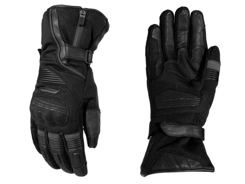 Rusty Stitches Phoebe Motorradhandschuhe Damen (schwarz)