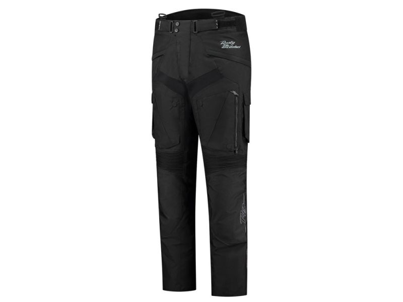 Rusty Stitches Cliff kurze Motorradhose Herren (schwarz)