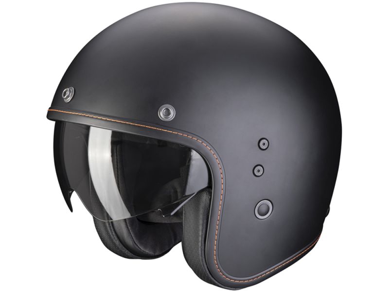 Scorpion Belfast Evo Solid casque jet (noir mat)