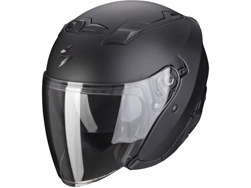 Casque jet Scorpion Exo-230 Solid (noir mat)