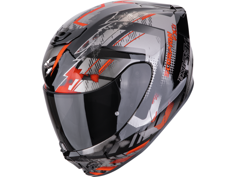 Scorpion EXO-391 Clutter Motorradhelm (Schwarz/Rot)
