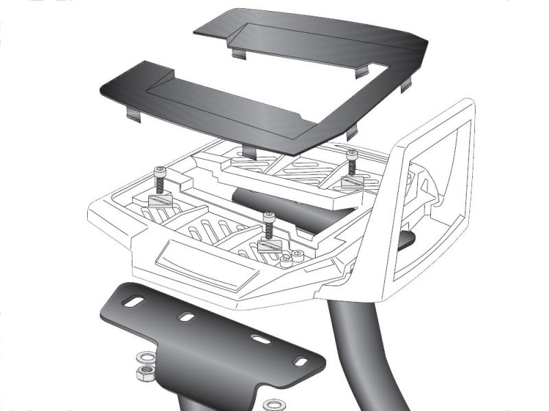 Hepco & Becker Rack en aluminium BMW R1200GS Adventure LC (2014-)