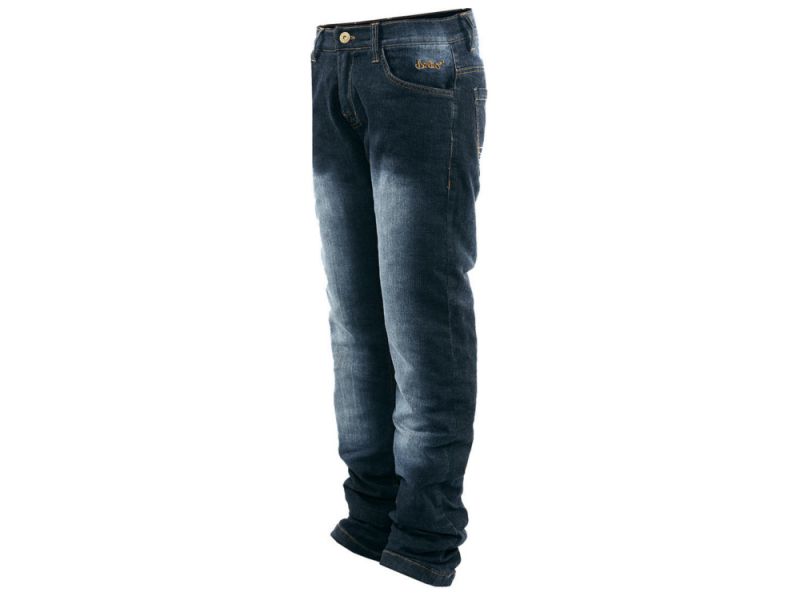 Bores Live Jeans moto femme (bleu)