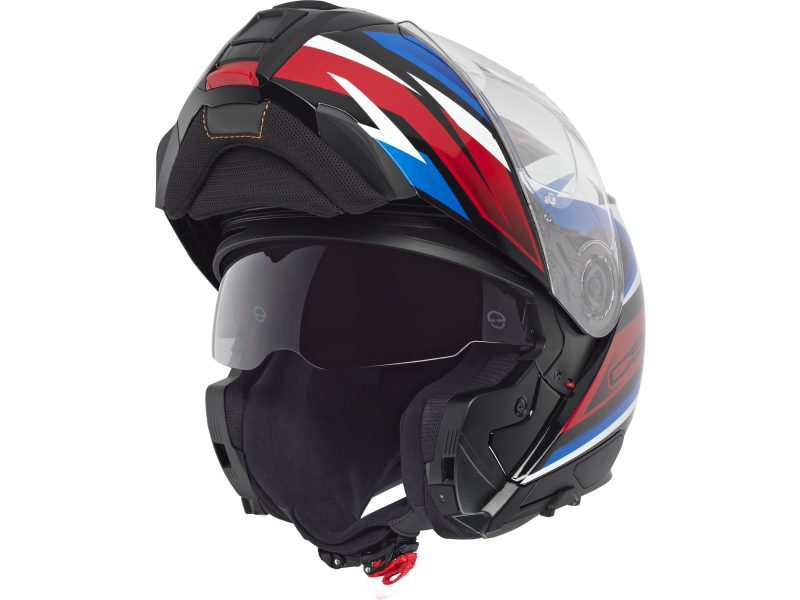 Schuberth C5 Zenith Blue Motorradhelm (Blau/Weiß/Rot/Schwarz)