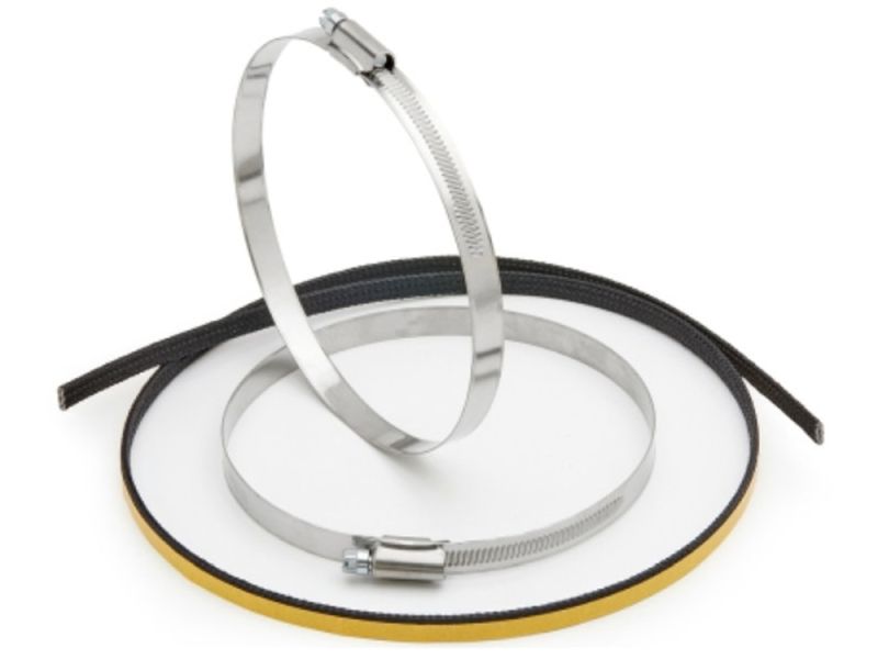 GIVI S290 Kit de bandes en acier inoxydable (pour diamètre 120-140mm)