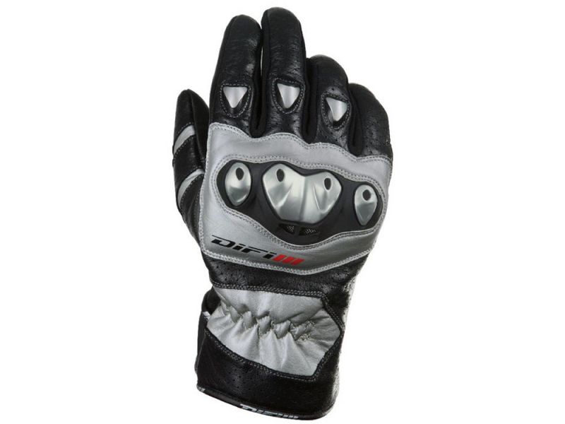 DIFI Gants de moto Gladiator (noir / argent)