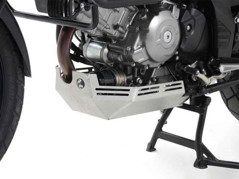Hepco & Becker Plaque de protection moteur Suzuki V-Strom 650 ABS (argent 2012-)