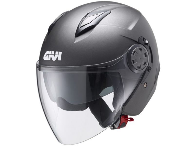 GIVI 12.3 Stratos Demi Jet Helmet (silver)